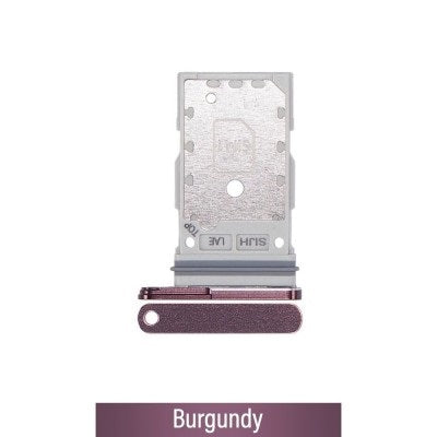 SIM Card Tray for Samsung Galaxy S22 Ultra S908B GH98-47138B (Gold)-Burgundy SIM Card Tray for Samsung Galaxy S22 Ultra S908B GH98-47138B (Gold)-Burgundy